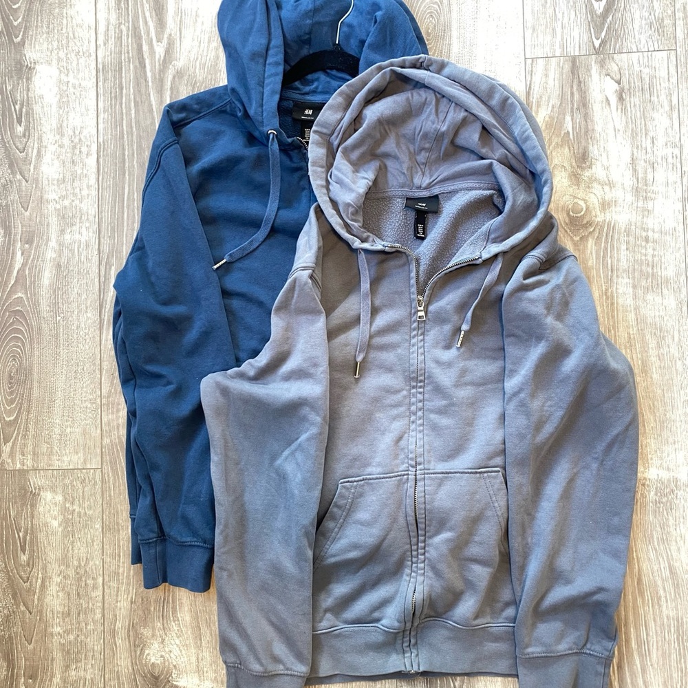 H&M Blue and Grey Hoodie Bundle (M) - Send Offers!
